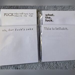 Funny Post It Note Pads 4 Pack